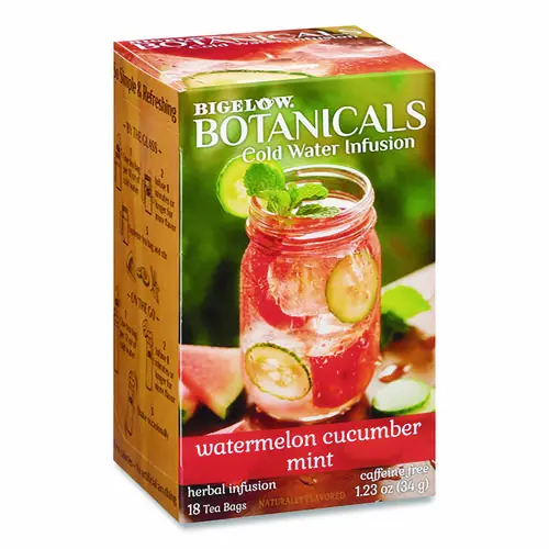 Bigelow® Botanicals Watermelon Cucumber Mint Cold Water Herbal Infusion, 18 Tea Bags (0.7 oz each)