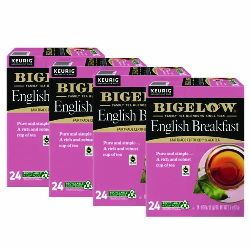 Bigelow® English Breakfast Tea K-Cups, 24/Box, 4 Box/Carton