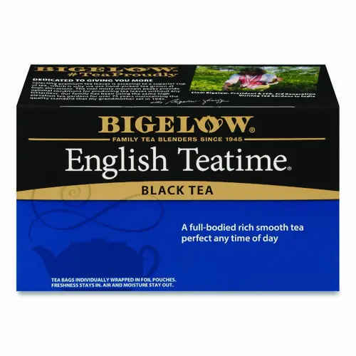 Bigelow® English Teatime Black Tea, 28 Tea Bags, 0.08 oz Each