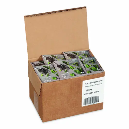 Bigelow® steep Cafe Organic Black Tea, English Breakfast, 50 Bags/Carton