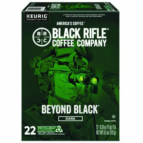 Black Rifle® Coffee Company Beyond Black Coffee K-Cups, 22/Box