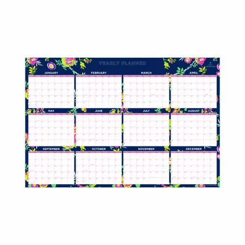 Blue Sky® Day Designer Peyton Laminated Erasable Wall Calendar, 12-Month, 36 x 24, 2025