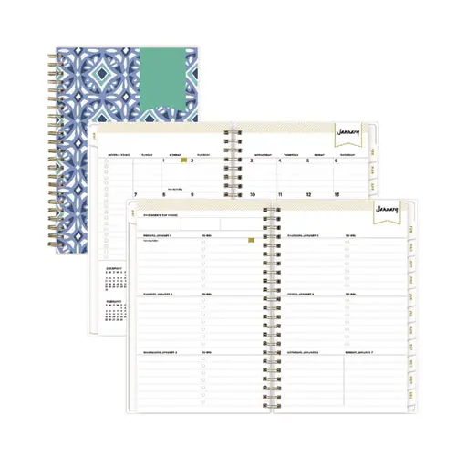 Blue Sky® Day Designer Tile Weekly/Monthly Planner