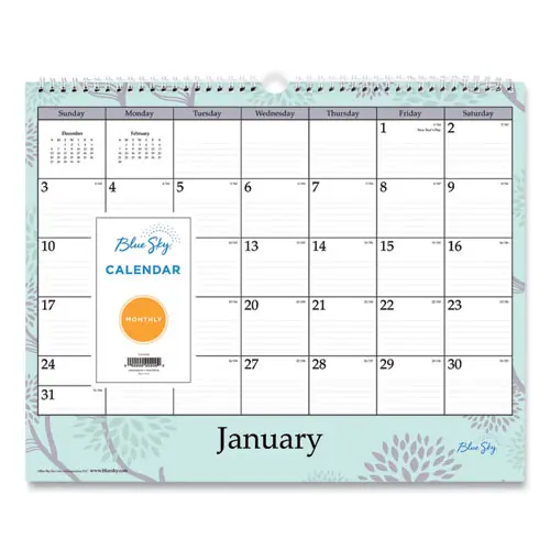 Blue Sky® Rue Du Flore Wall Calendar