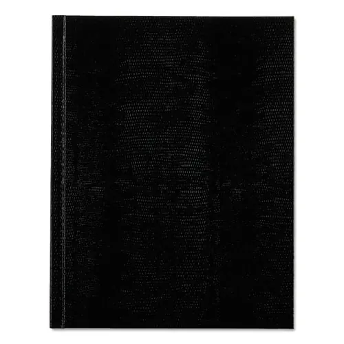 Blueline® Executive Notebook, 1-Subject, Medium/College Rule, Black Cover, 150 Sheets, 9.25" x 7.25"