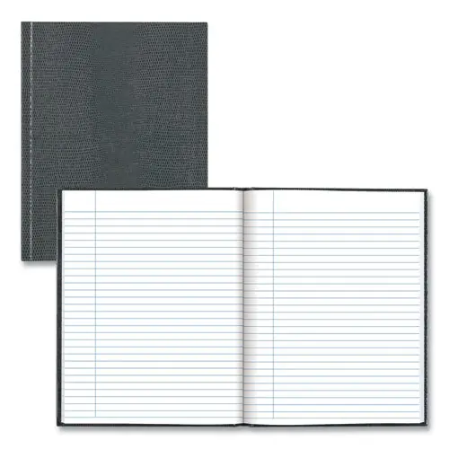 Blueline® Executive Notebook, 1-Subject, Medium/College Rule, Cool Gray Cover, 72 Sheets, 9.25 x 7.25 Inches
