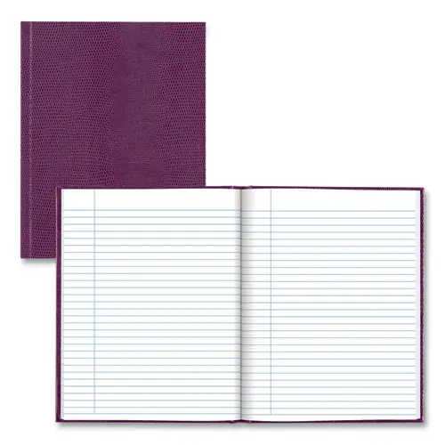 Blueline® Executive Notebook, 1-Subject, Medium/College Rule, Grape Cover, 72 Sheets, 9.25" x 7.25"