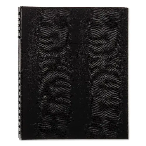 Blueline® NotePro Notebook, 1-Subject, Medium/College Rule, Black Cover, 75 Sheets, 11 x 8.5 inches