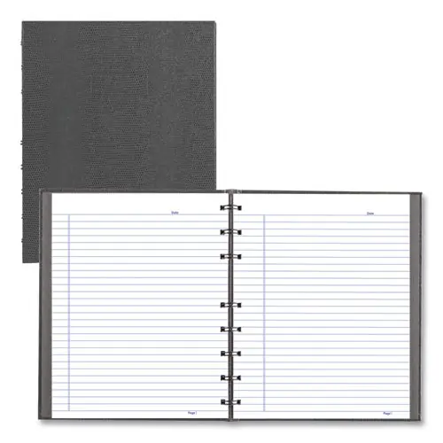 Blueline® NotePro Notebook, 1-Subject, Medium/College Rule, Cool Gray Cover, 75 Sheets, 9.25" x 7.25"