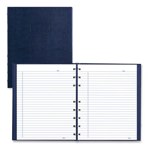 Blueline® NotePro Notebook, 1-Subject, Medium/College Rule, Indigo Blue Cover, 75 Sheets, 9.25 x 7.25