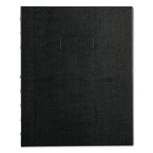 Blueline® NotePro Notebook, 1-Subject, Narrow Rule, Black Cover, 9.25" x 7.25", 75 Sheets