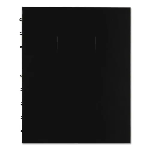 Blueline® NotePro Quad Notebook, Data/Lab-Record Format, Black Cover, 96 Sheets, 9.25" x 7.25"