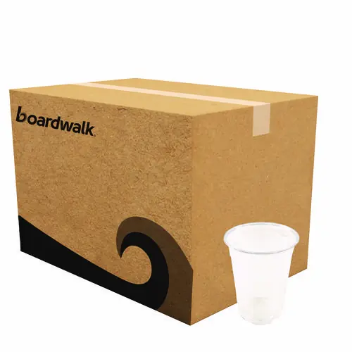 Boardwalk® Clear Plastic Cold Cups, 10 oz, 1,000/Carton