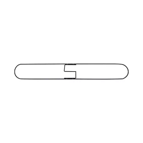 Boardwalk® Clip-On Dust Mop Frame, Zinc Plated, 36" x 5"