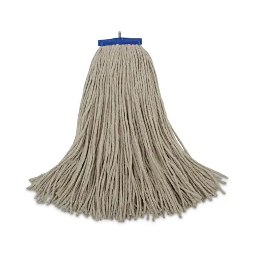 Boardwalk® Cut-End Lie-Flat Wet Mop Head, Cotton, 24oz, White