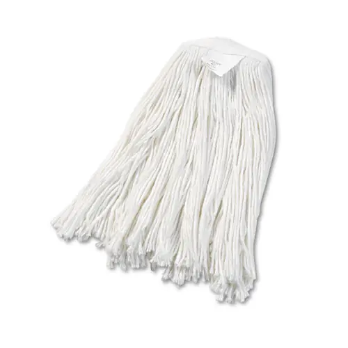 Boardwalk® Cut-End Wet Mop Head, Rayon, No. 20, White, 12/Carton
