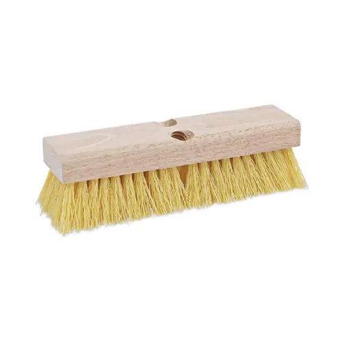 Boardwalk® Deck Brush Head, 2" Cream Polypropylene Bristles, 10" Brush