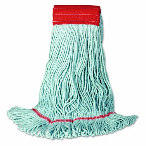 Boardwalk® EchoMop with Looped-End Wet Head, Synthetic/Cotton, Medium, Blue