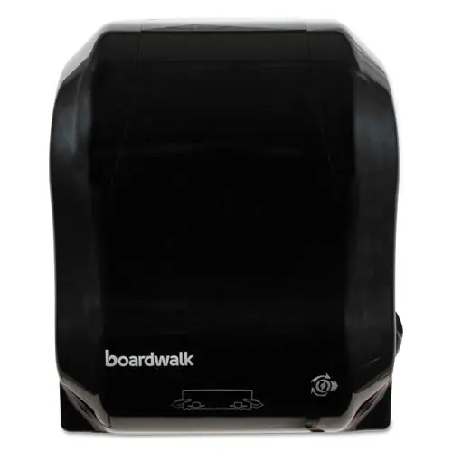 Boardwalk® Hands Free Mechanical Towel Dispenser, Black