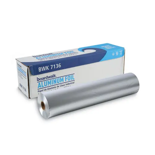 Boardwalk® Heavy-Duty Aluminum Foil Roll, 87 Gauge, 18" x 1,000 ft