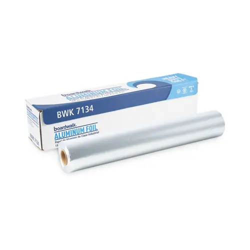 Boardwalk® Heavy-Duty Aluminum Foil Roll, 87 Gauge, 18" x 500 ft