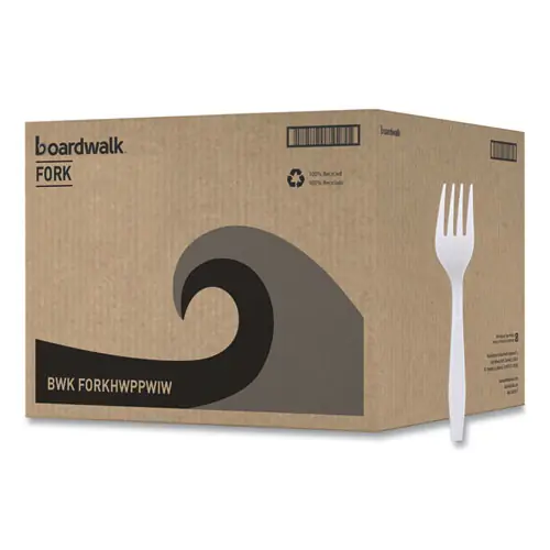 Boardwalk® Heavyweight Wrapped Polypropylene Cutlery