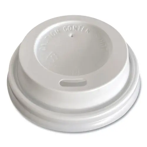 Boardwalk® Hot Cup Lids, Fits 4 oz Hot Cups, Plastic, White, 1,000/Carton