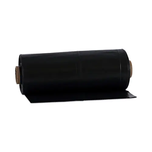 Boardwalk® Industrial Drum Liners Rolls, 60 gal, 2.7 mil, 38" x 63", Black, 50/Carton