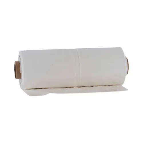 Boardwalk® Industrial Drum Liners Rolls, 60 gal, 2.7 mil, 38" x 63", Clear, 50/Carton