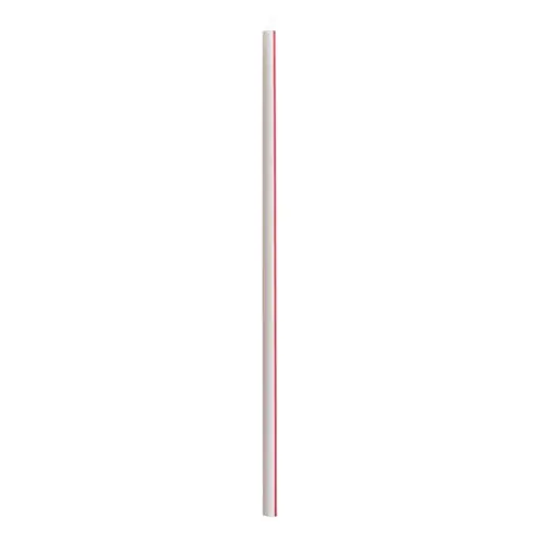Boardwalk® Jumbo Straws, Red/White Striped, Polypropylene, 12,500/Carton