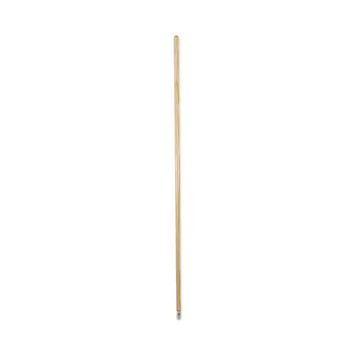 Boardwalk® Lie-Flat Screw-In Mop Handle, Lacquered Wood, 60" Length, 1.13" Diameter, Natural