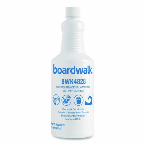 Boardwalk® Liquid Deodorizer, Green Apple, 32 oz Bottle, 12/Carton