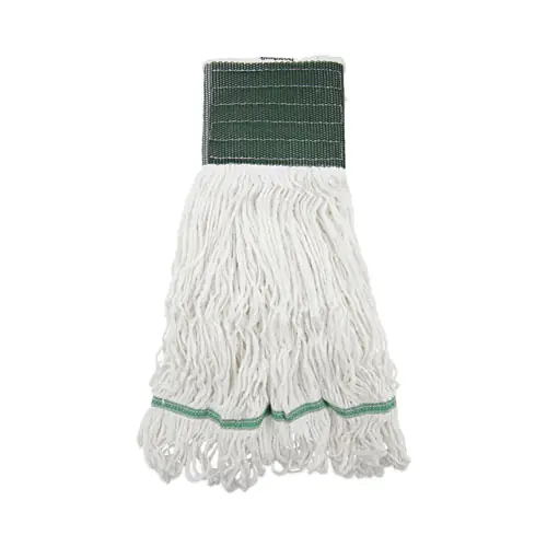 Boardwalk® Loop End Rayon Mop Head, White, Medium, 14 oz, Dozen
