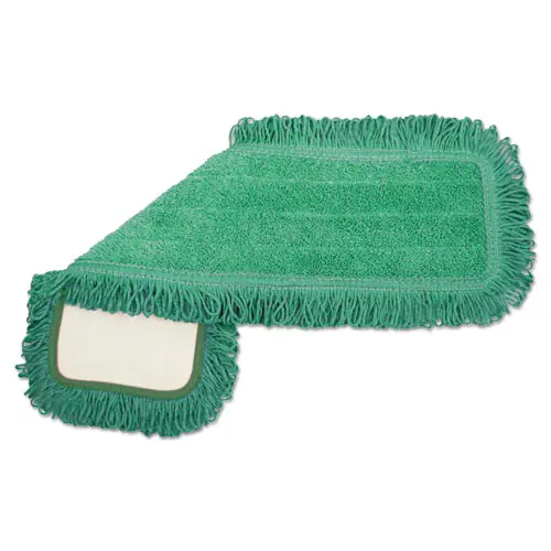 Boardwalk® Microfiber Dust Mop Head, Green, 18 x 5, 1 Dozen (Non-Stock Item - Extended Delivery Time)