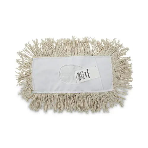 Boardwalk® Mop Head, Dust, Cotton, White