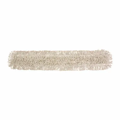 Boardwalk® Mop Head, Dust, Cotton, 48 x 3, White