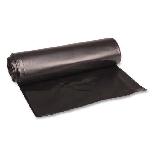Boardwalk® Recycled Low-Density Polyethylene Can Liners, 33 gal, 1.6 mil, 33" x 39", Black