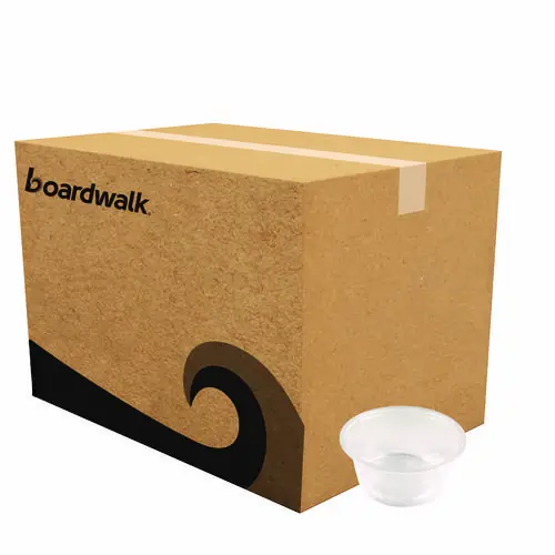 Boardwalk® Souffle/Portion Cups, 3.25 oz, Plastic, Translucent, 2,500/Carton