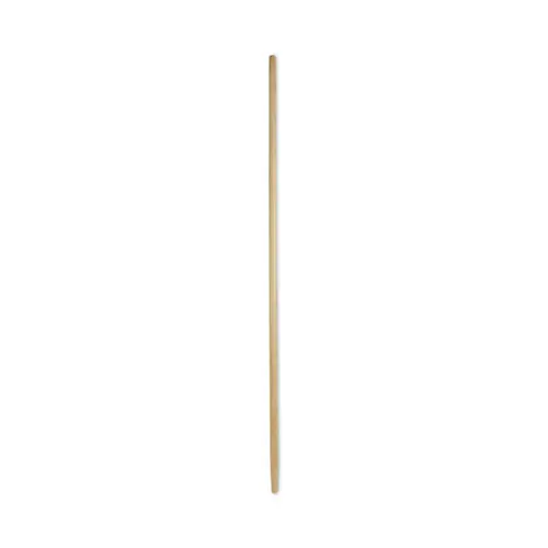 Boardwalk® Tapered End Broom Handle, Lacquered Pine, Natural, 60" Length, 1.13" Diameter
