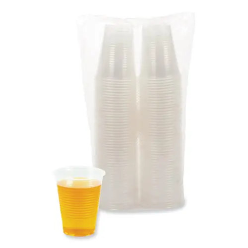Boardwalk® Translucent Plastic Cold Cups, 10 oz, 100/Pack