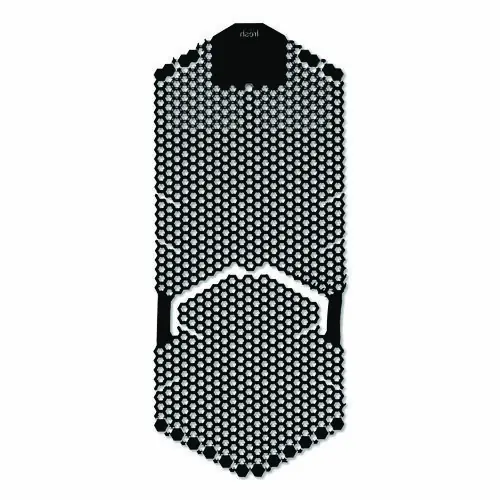 Boardwalk® Vertical Urinal Screen, Midnight Coast Scent, Black, 6/Carton