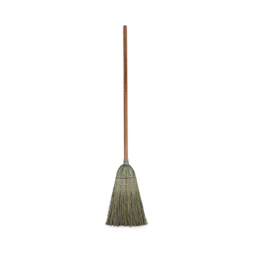 Boardwalk® Warehouse Broom, Yucca Corn Fiber Bristles, Natural, 56" Overall Length, 12/Carton