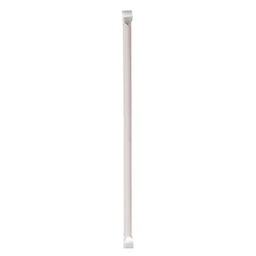 Boardwalk® Wrapped Jumbo Straws, 10.25", Polypropylene, Red, 2,000/Carton