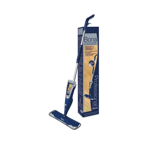 Bona® Hardwood Floor Mop with 15" Microfiber Head and 52" Blue Handle
