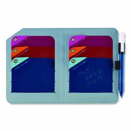 Boogie Board™ VersaNotes Portfolio, 6.9" x 5", Magnetic Closure, Black