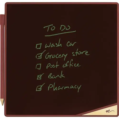 Boogie Board™ VersaTiles Memo Board, Black Surface, Red Plastic Frame