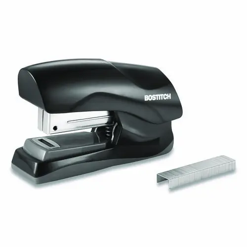 Bostitch® Flat Clinch Stapler, 40-Sheet Capacity, Black