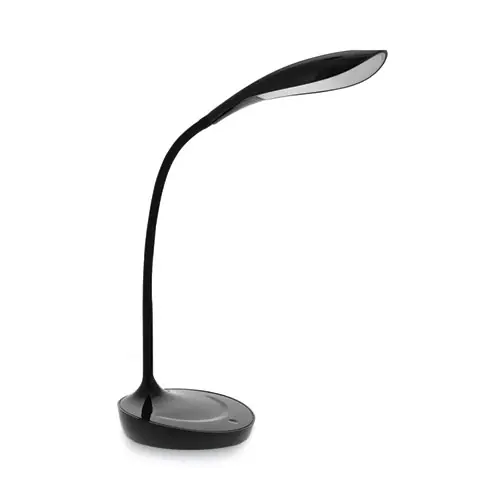 Bostitch® Konnect Gooseneck Desk Lamp, Black