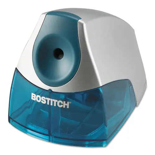 Bostitch® Personal Electric Pencil Sharpener, AC-Powered, Blue
