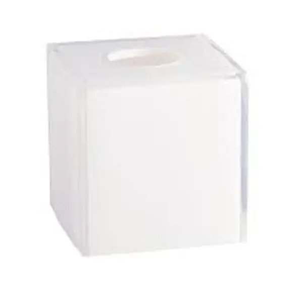 Boutique Tissue Holder: WHITE GLACIER